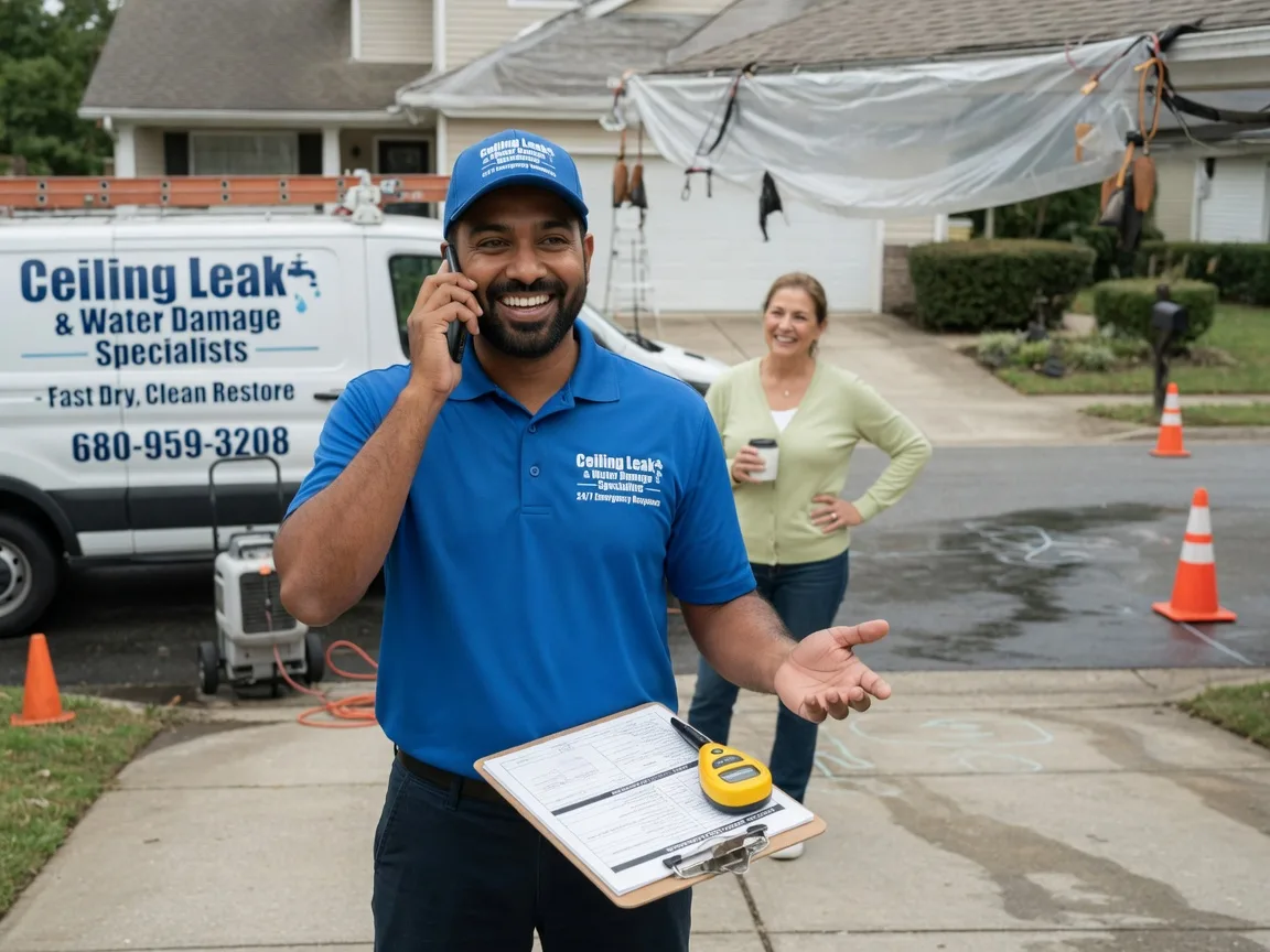 Ceiling Leak Cleanup Hedgesville, WV FAQs